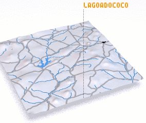 3d view of Lagoa do Côco