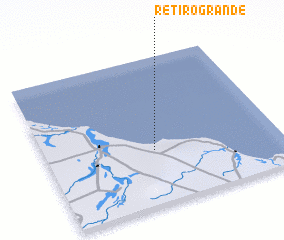 3d view of Retiro Grande