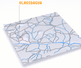 3d view of Olhos dʼÁgua