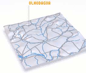 3d view of Ôlho dʼÁgua