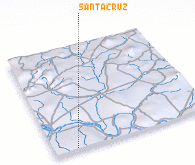 3d view of Santa Cruz