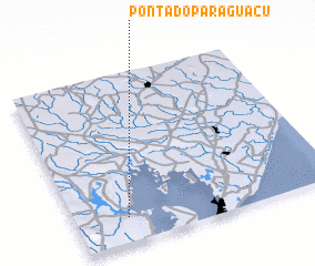 3d view of Ponta do Paraguaçu