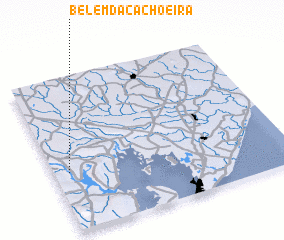 3d view of Belém da Cachoeira