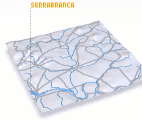 3d view of Serra Branca