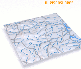 3d view of Buris dos Lopes