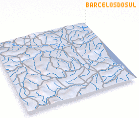 3d view of Barcelos do Sul