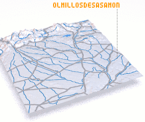 3d view of Olmillos de Sasamón