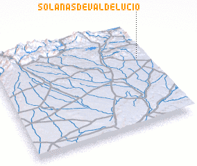 3d view of Solanas de Valdelucio