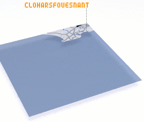 3d view of Clohars-Fouesnant