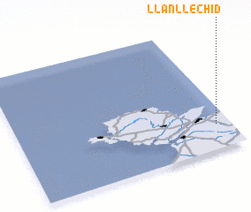 3d view of Llanllechid