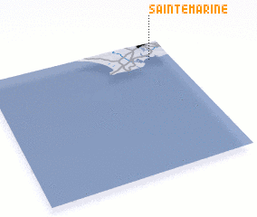 3d view of Sainte-Marine