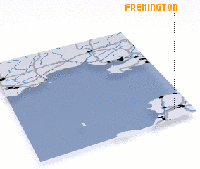 3d view of Fremington