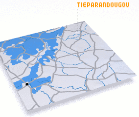 3d view of Tiéparandougou