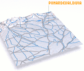 3d view of Pomar de Valdivia