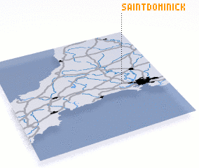 3d view of Saint Dominick