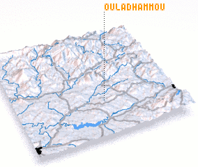 3d view of Oulad Hammou