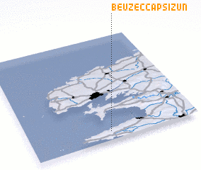 3d view of Beuzec-Cap-Sizun