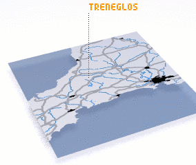 3d view of Treneglos