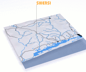 3d view of Sikensi