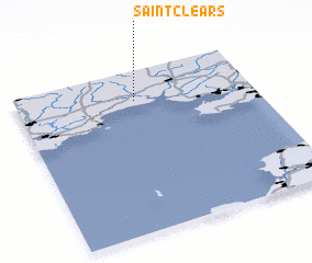3d view of Saint Clears