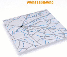 3d view of Fuentes de Duero