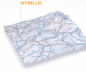 3d view of Aït Imellol