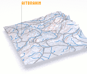 3d view of Aït Brahim