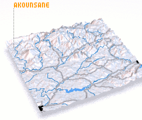 3d view of Akounsane