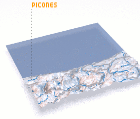 3d view of Picones