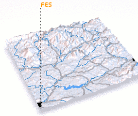 3d view of Fès