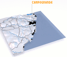 3d view of Campo Grande