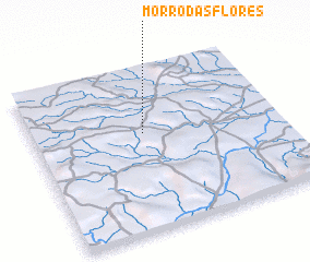 3d view of Morro das Flores