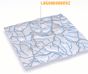 3d view of Lagoa do Arroz