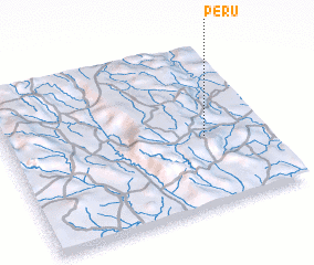 3d view of Peru