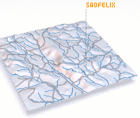 3d view of São Félix