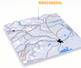 3d view of Mimoso do Sul