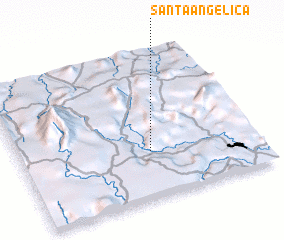 3d view of Santa Angélica