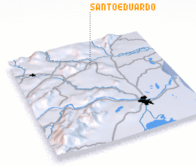 3d view of Santo Eduardo