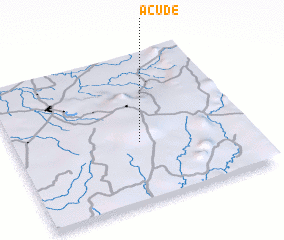 3d view of Açude