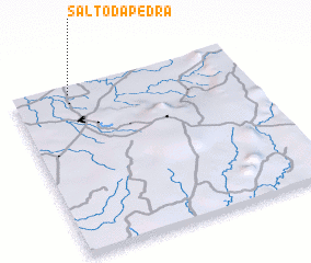 3d view of Salto da Pedra