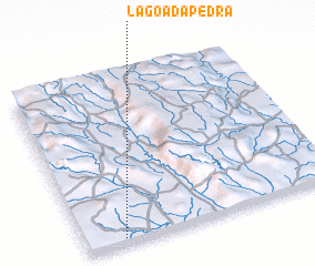 3d view of Lagoa da Pedra