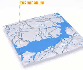 3d view of Coroa da Ilha