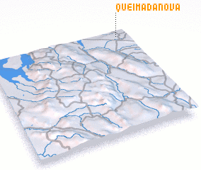 3d view of Queimada Nova