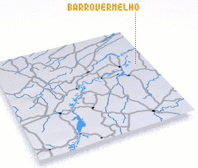 3d view of Barro Vermelho