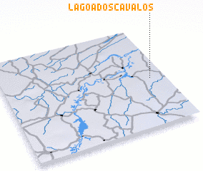 3d view of Lagoa dos Cavalos