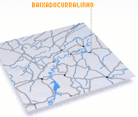 3d view of Baixa do Curralinho