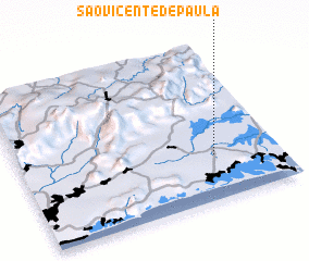 3d view of São Vicente de Paula