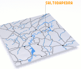 3d view of Salto da Pedra