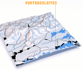 3d view of Ponte dos Leites