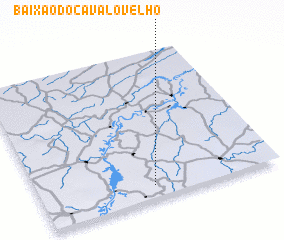 3d view of Baixão do Cavalo Velho